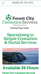 Mobile Screenshot of forestcitycremation.com